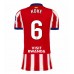 Atletico Madrid Koke #6 Dámské Domácí Dres 2026-27 Krátkým Rukávem